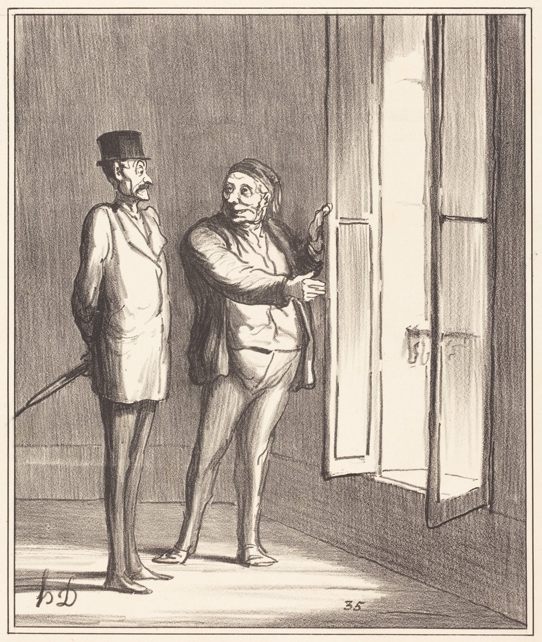 Pán se zde bude mít velmi dobře... od Honoré Daumier