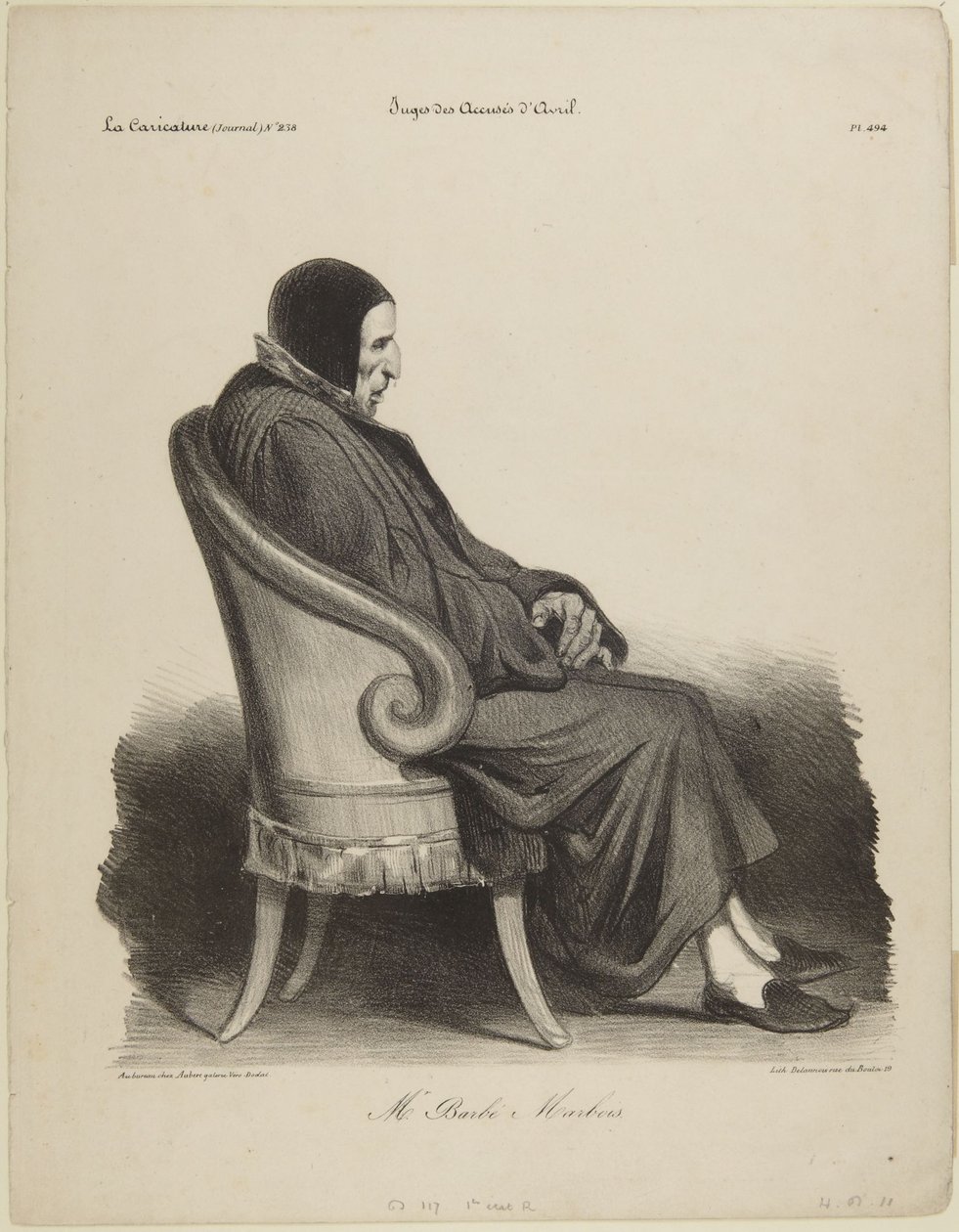 „Pan Barbé Marbois“ od Honoré Daumier