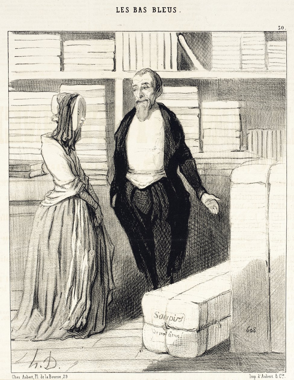 Naše účty se snadno sestavují... od Honoré Daumier