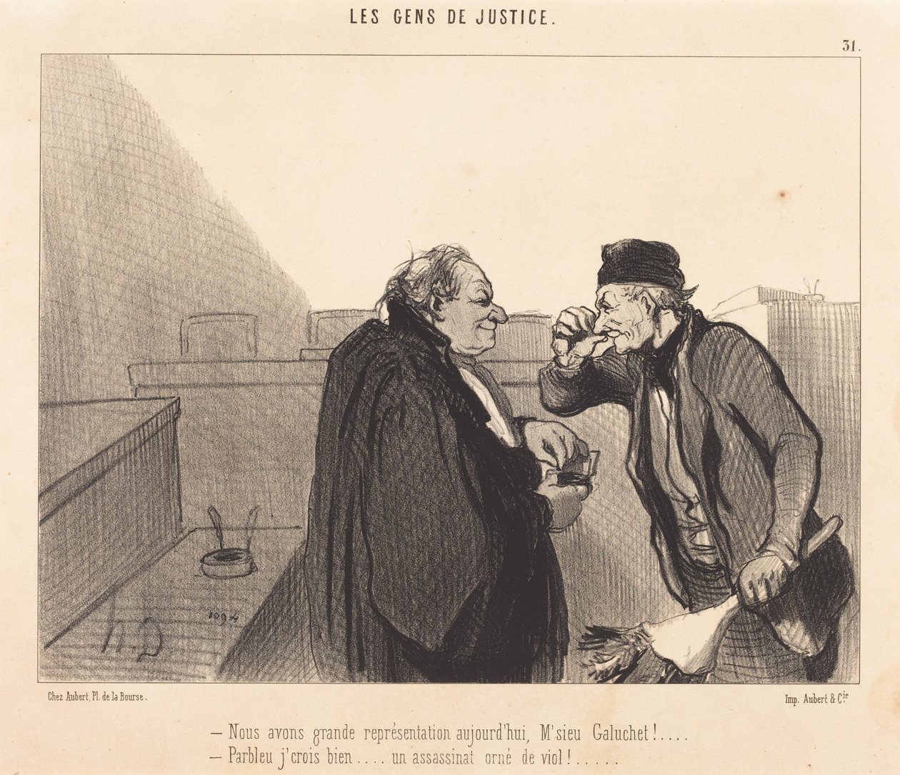 Dnes tu máme velkou návštěvnost od Honoré Daumier