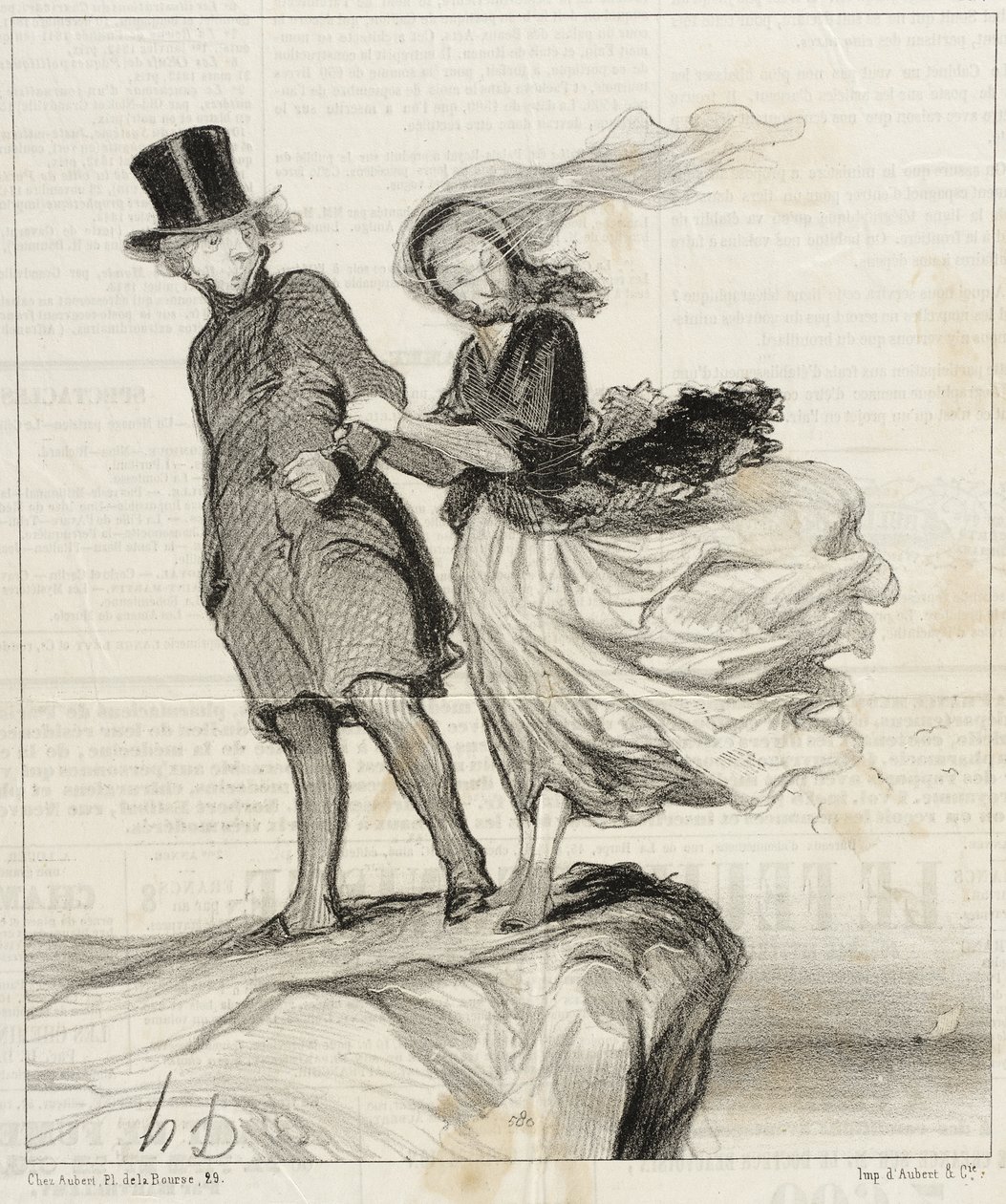 Ó, můj zbožňovaný Victore... napadá mě poetický nápad!... od Honoré Daumier