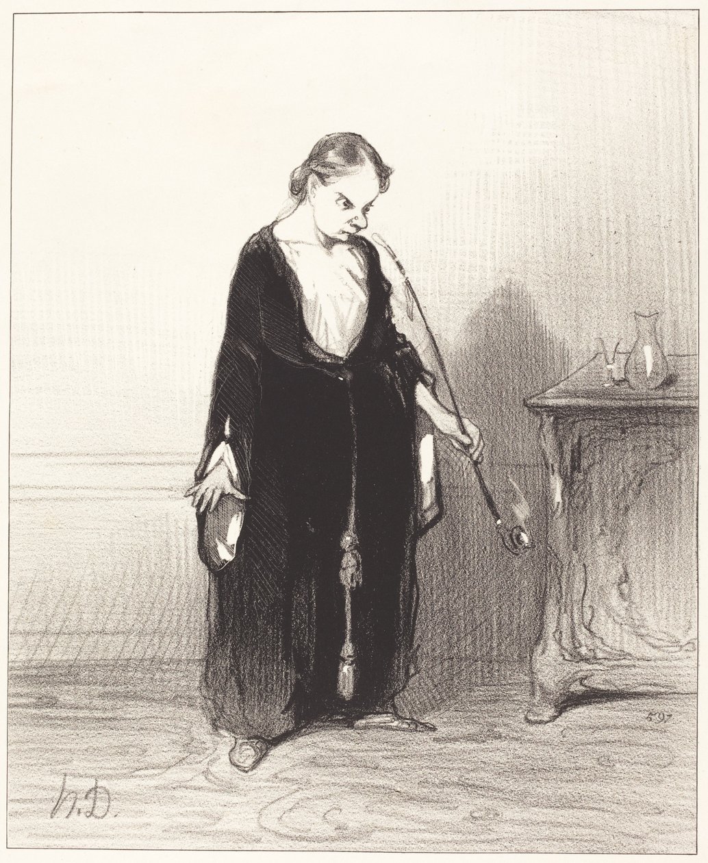 Ó potěšení z opia, které ode mě uchvacuješ!... od Honoré Daumier