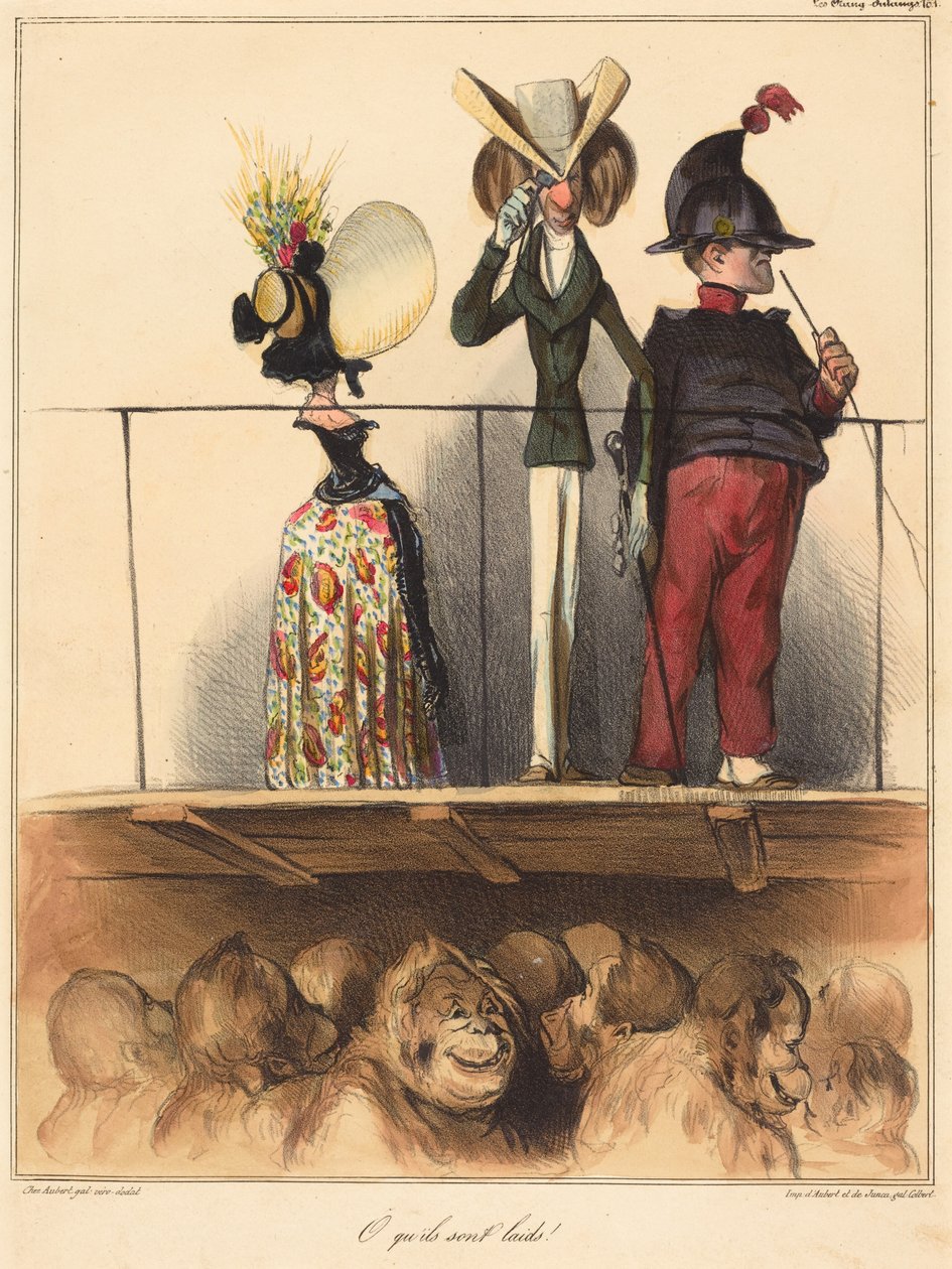 Ó, jak jsou oškliví! od Honoré Daumier