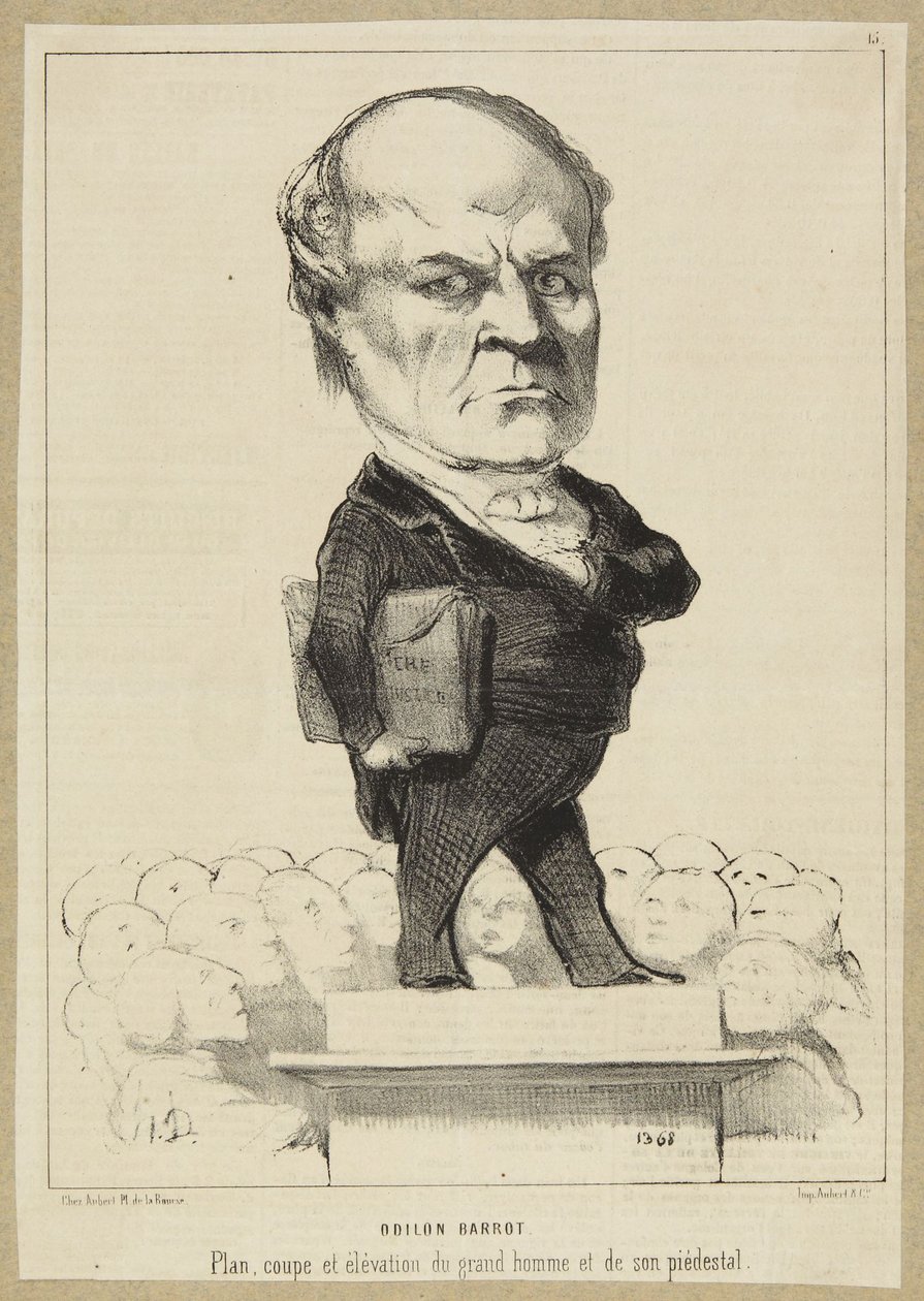 „Odilon Barrot“ od Honoré Daumier