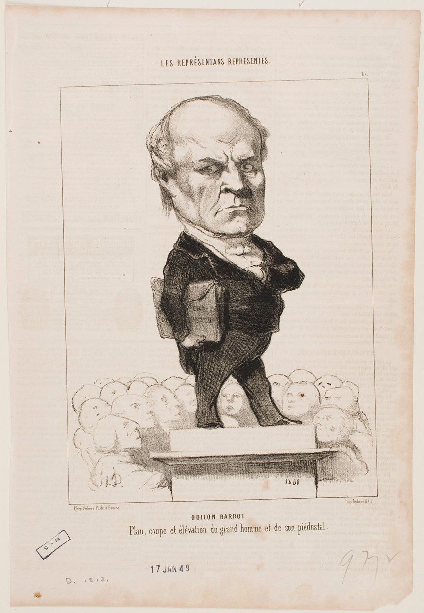 Odilon Barrot od Honoré Daumier
