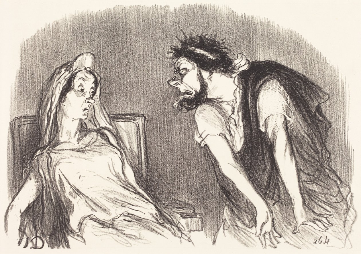 Oidipus od Honoré Daumier