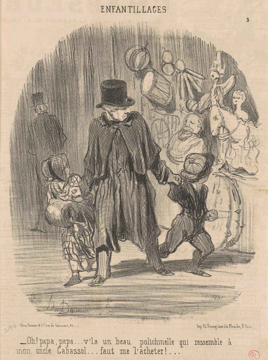 Ach! Tati, tati...tady je krásný... od Honoré Daumier
