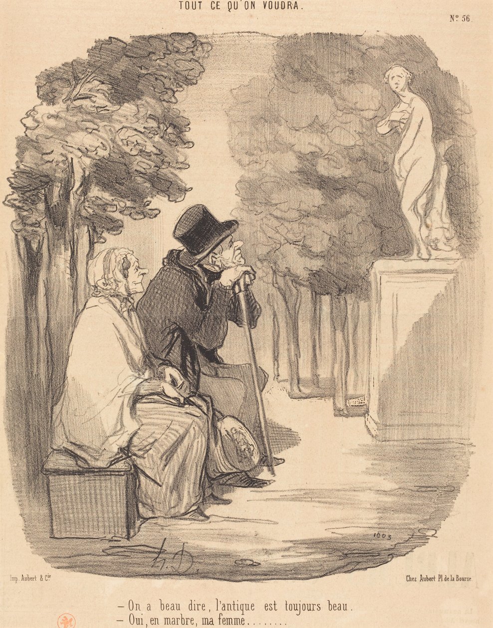 Ať si kdo chce co chce říká, antika je vždy krásná... od Honoré Daumier