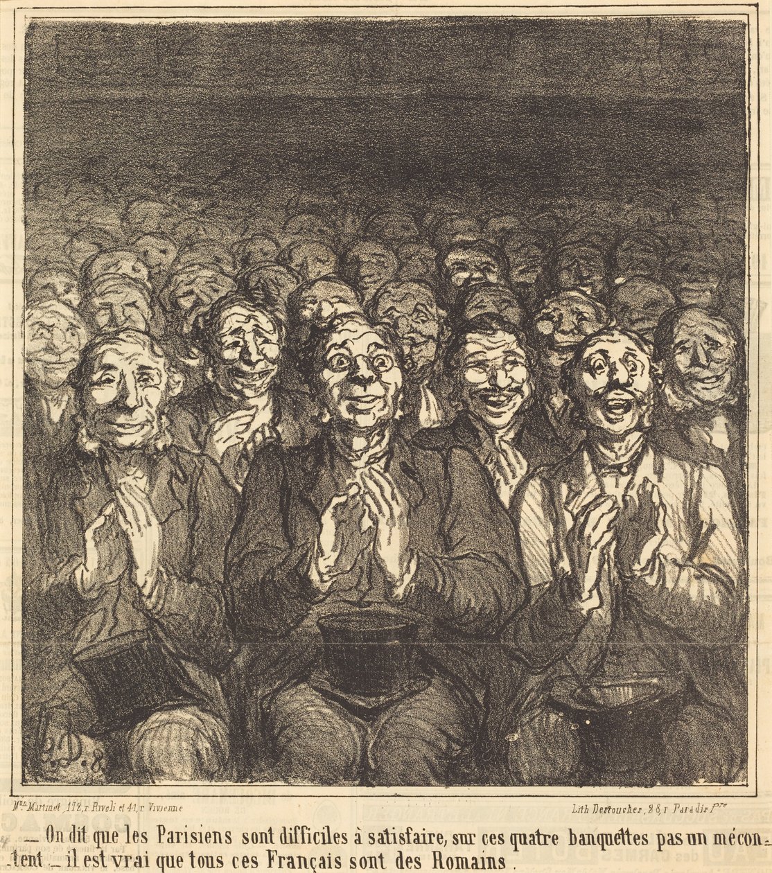 Říká se, že Pařížané... od Honoré Daumier