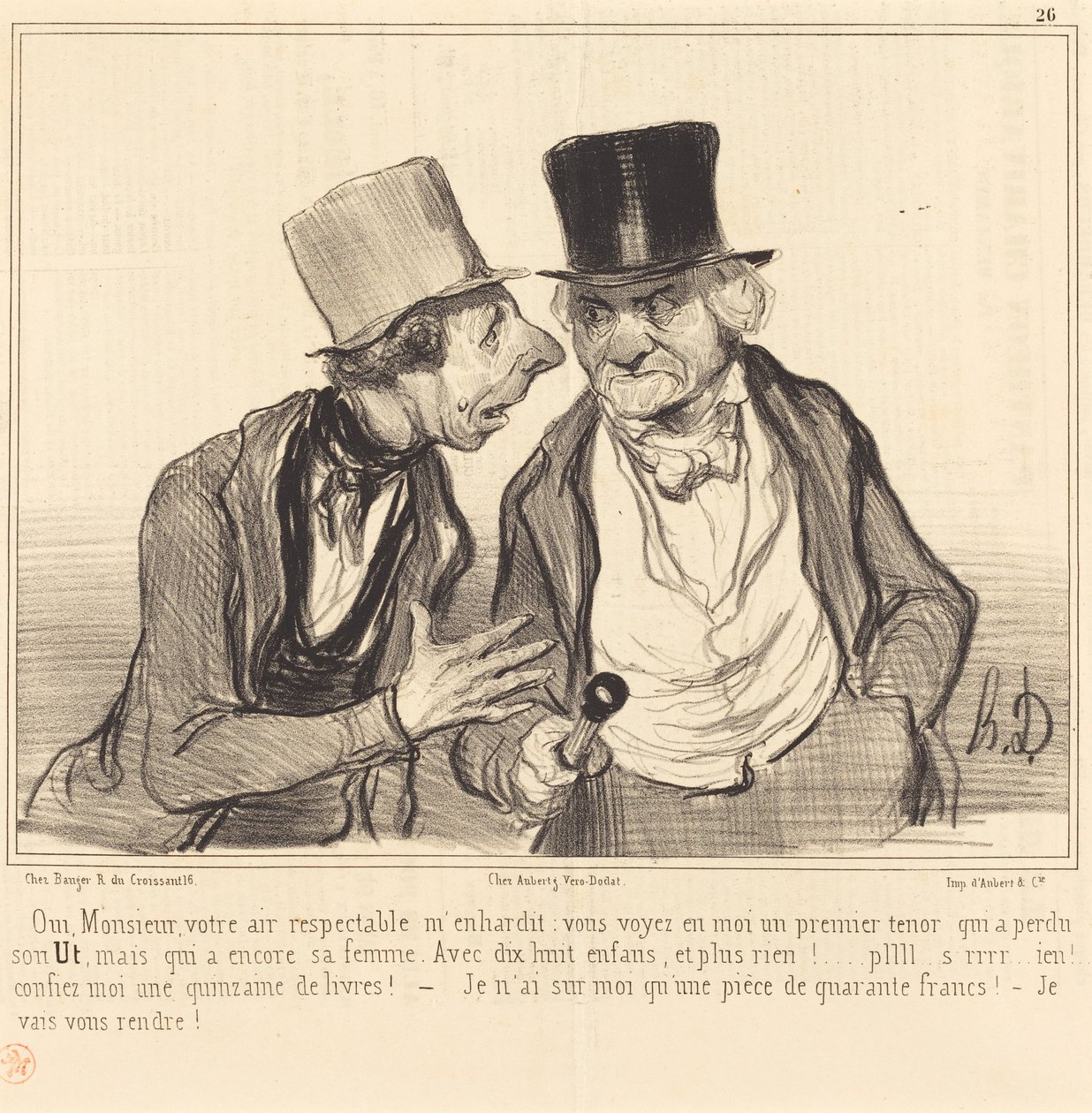 Ano, pane, váš úctyhodný vzduch mě povzbuzuje... od Honoré Daumier