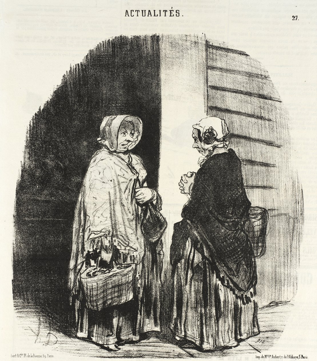 Ano, paní Chaboulardová... dvacet čtyři obchodníci s potravinami... od Honoré Daumier