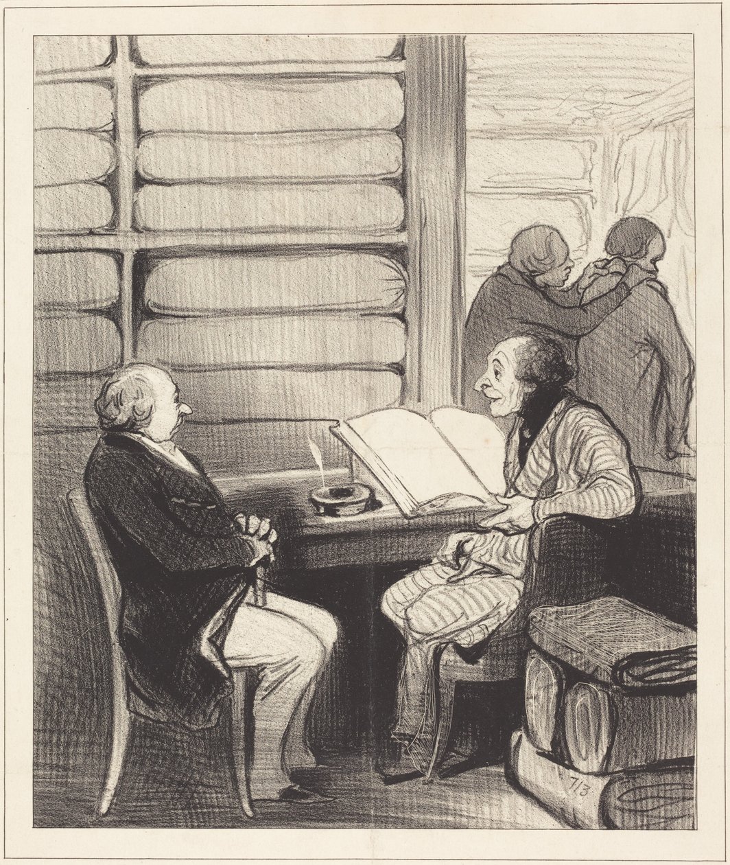 Ano, můj drahý pane Badoularde, já se chystám... od Honoré Daumier