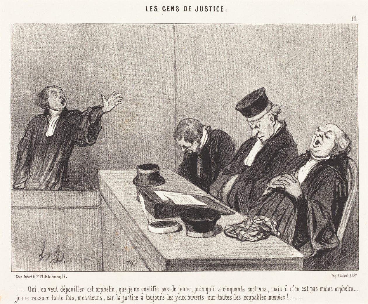 Ano, chtějí oloupit tohoto sirotka... od Honoré Daumier