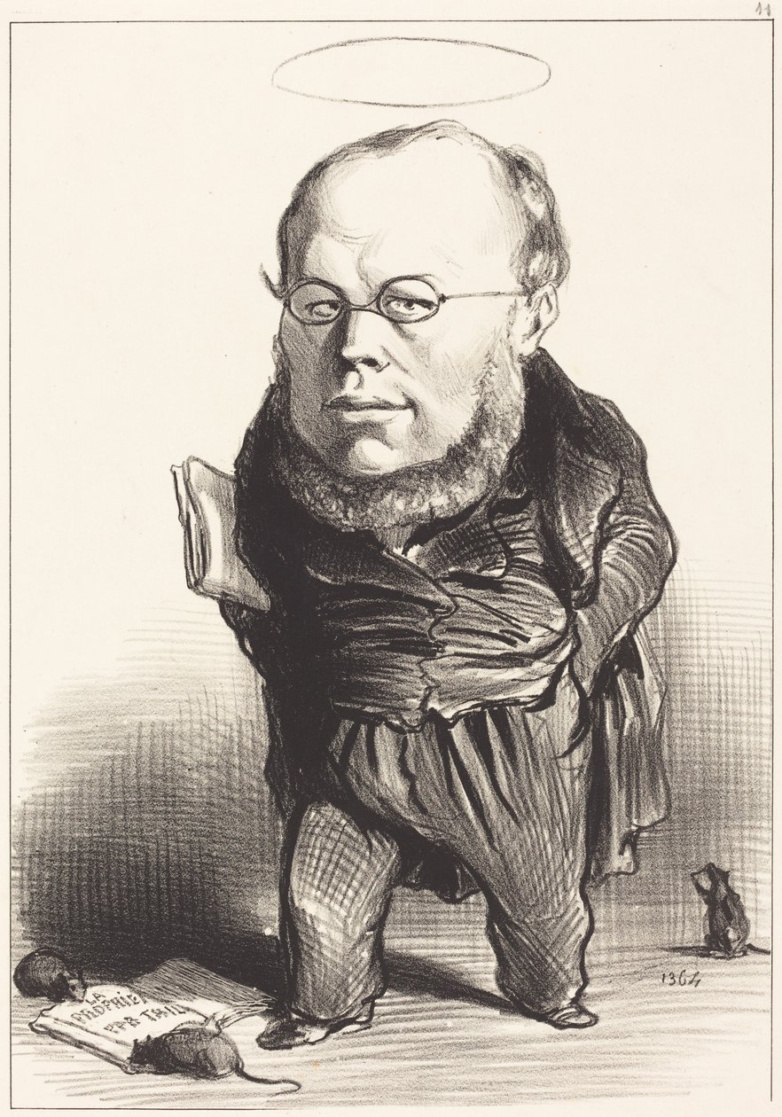 P.J. Proudhon od Honoré Daumier