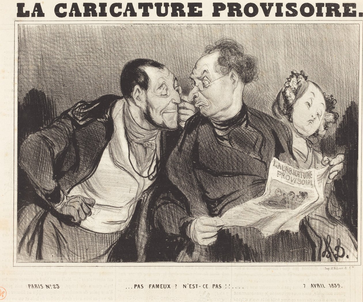 Není slavný? Není-liž pravda!!... od Honoré Daumier