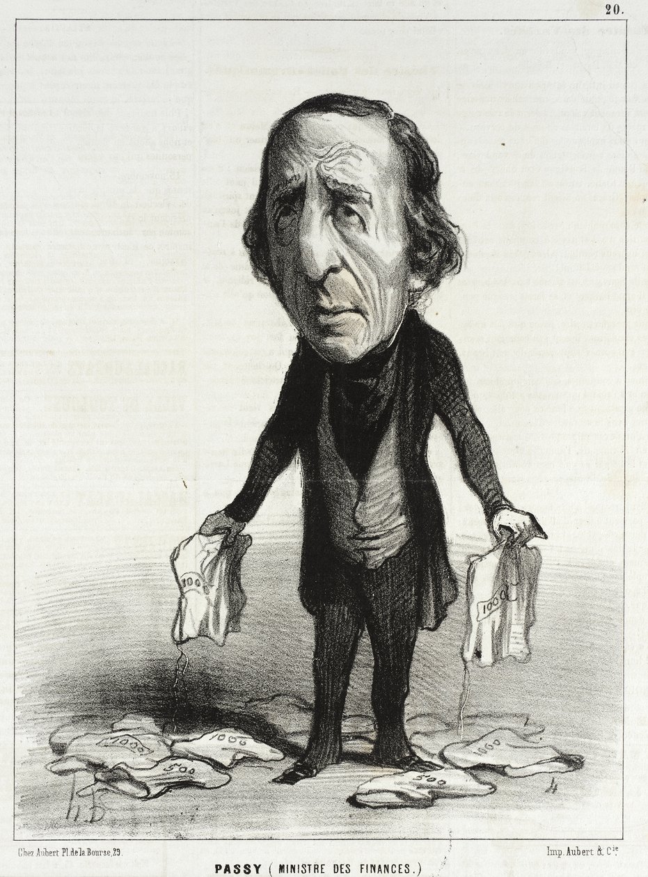 Passy (ministr financí) od Honoré Daumier