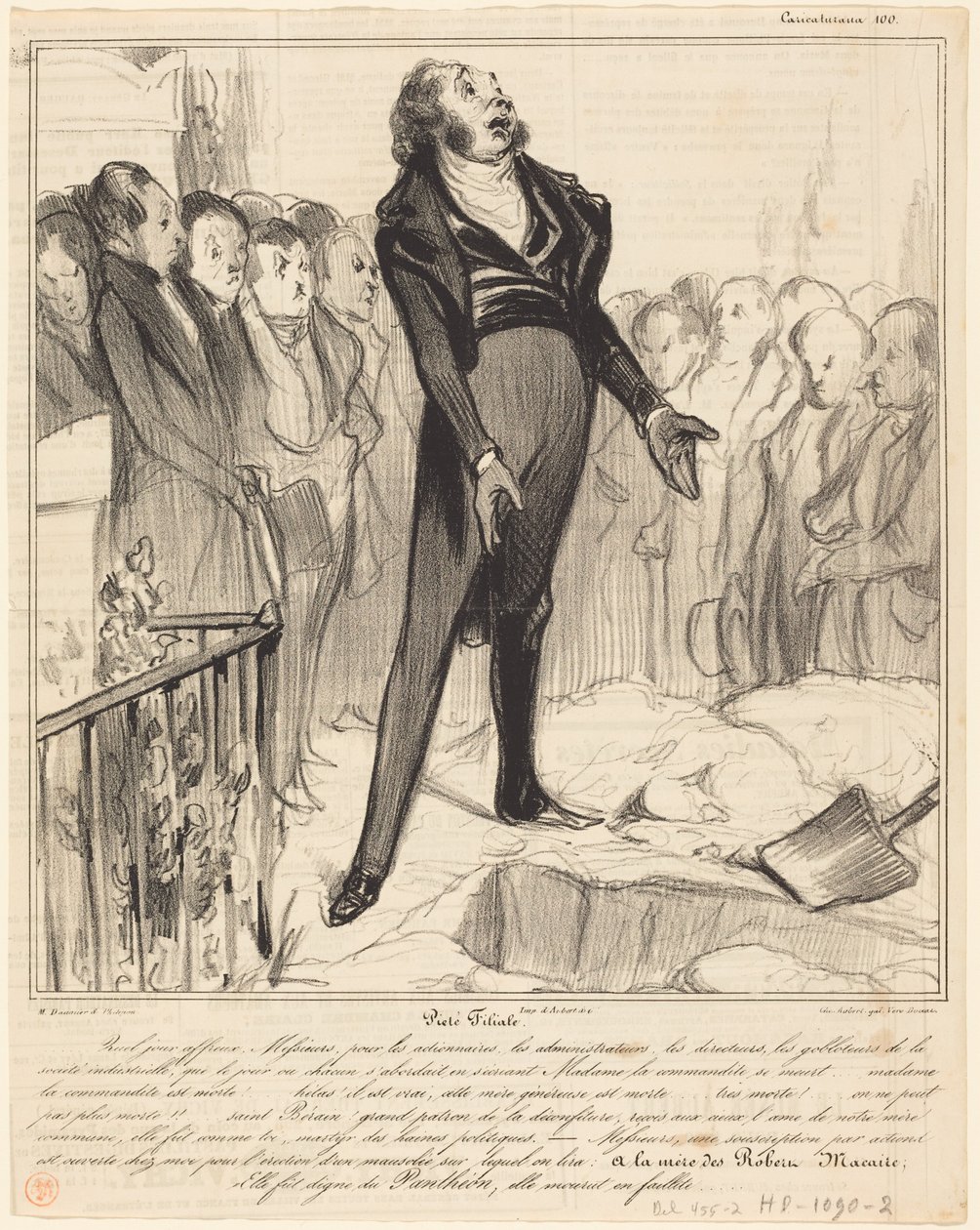 Synovská úcta od Honoré Daumier