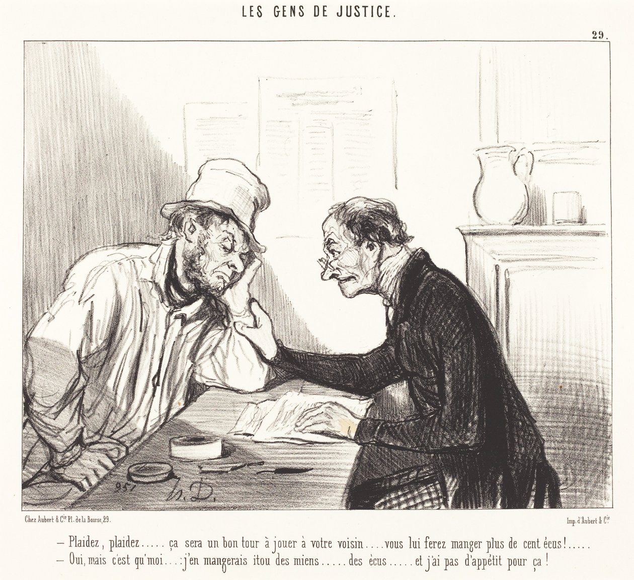 Prosím... bude to dobrý trik na hraní... od Honoré Daumier