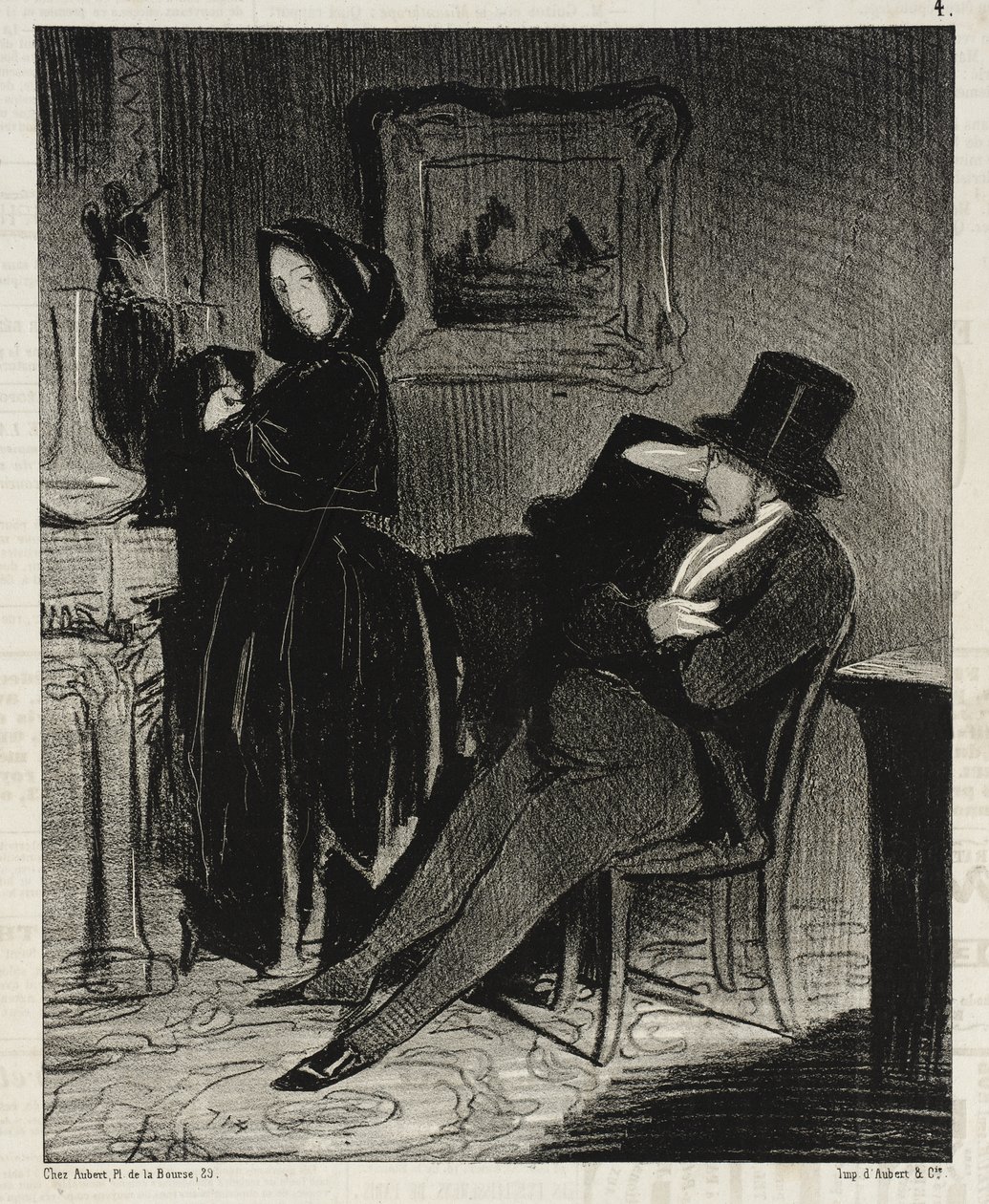 Častěji, než tě zavedu... na bál... od Honoré Daumier