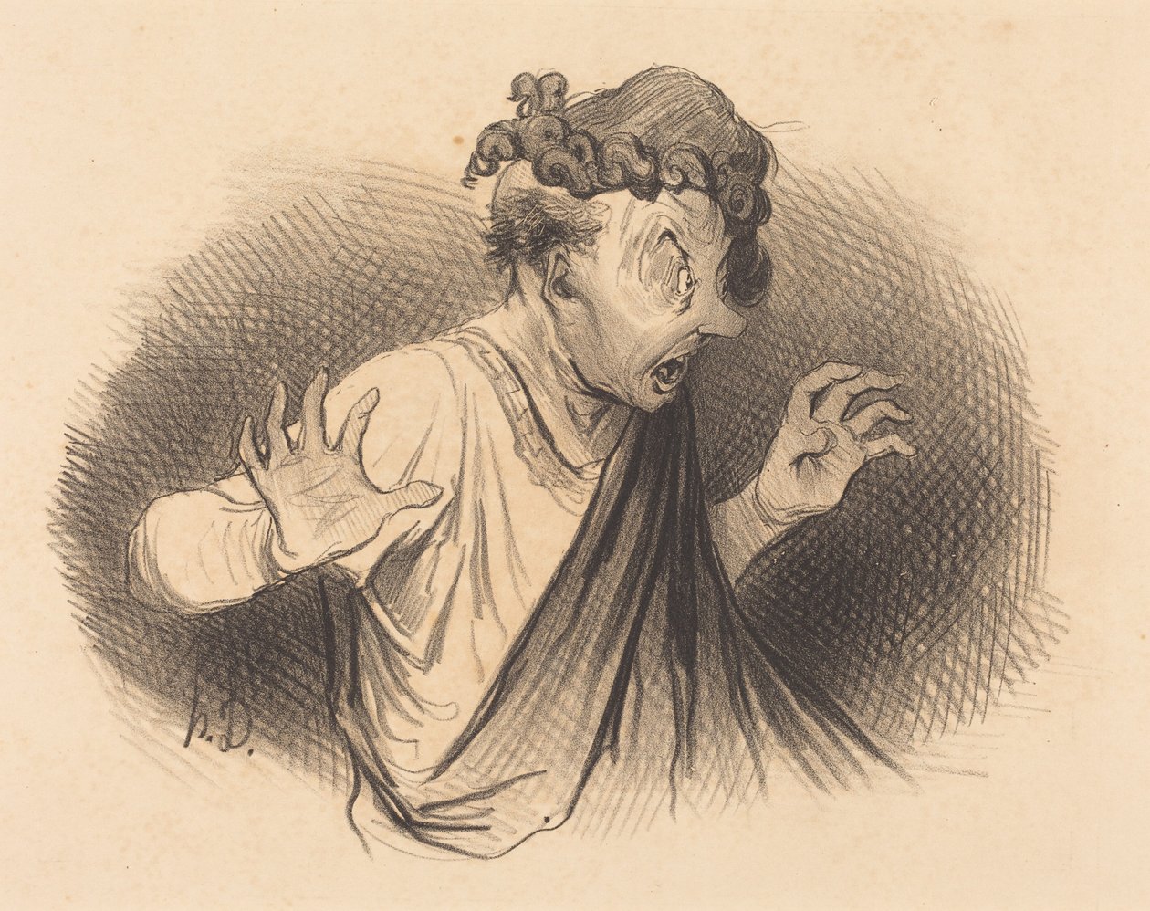 Pro koho jsou tito hadi... od Honoré Daumier