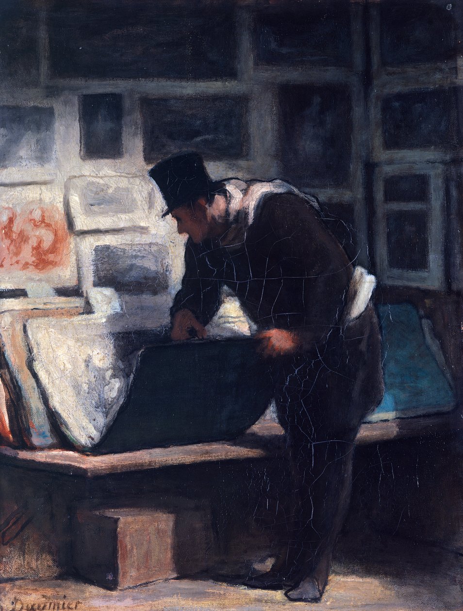 Tiskový nadšenec od Honoré Daumier