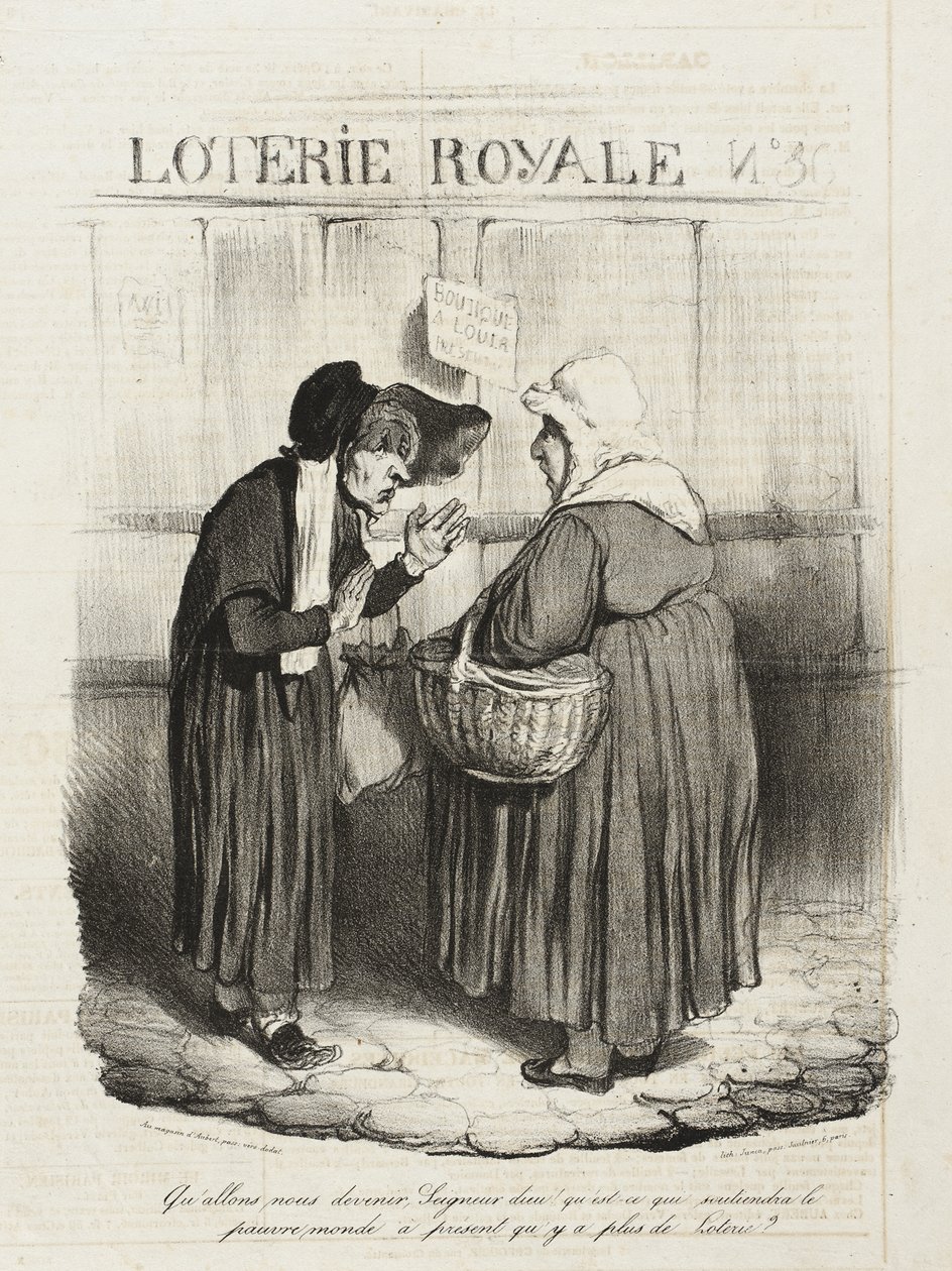 Co se s námi stane, Pane Bože? Co drží chudý svět pohromadě... od Honoré Daumier