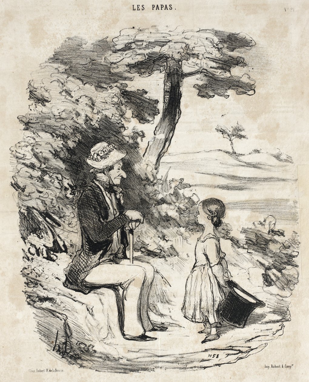 Když má člověk žertovného otce od Honoré Daumier