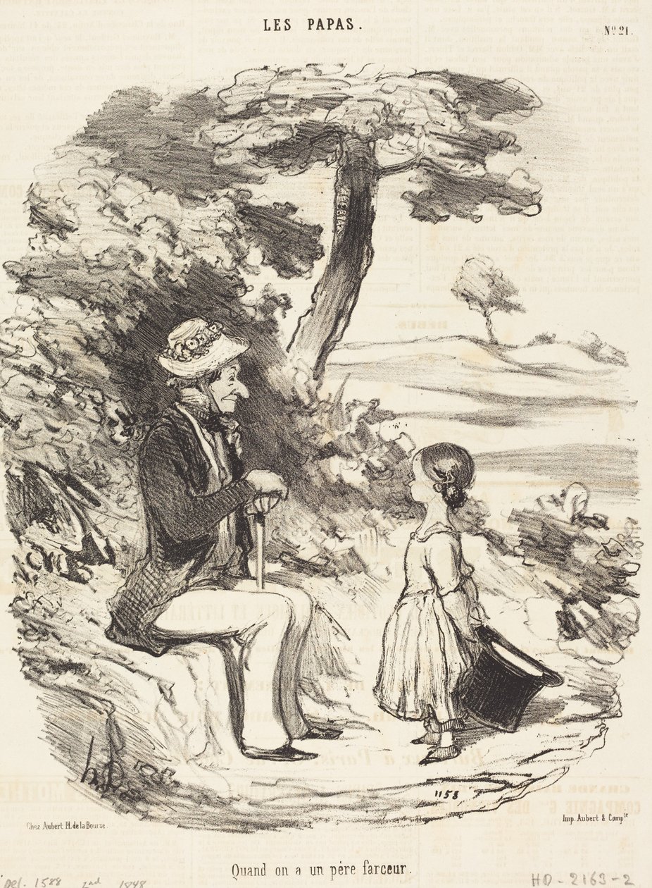 Když má člověk žertovného otce od Honoré Daumier