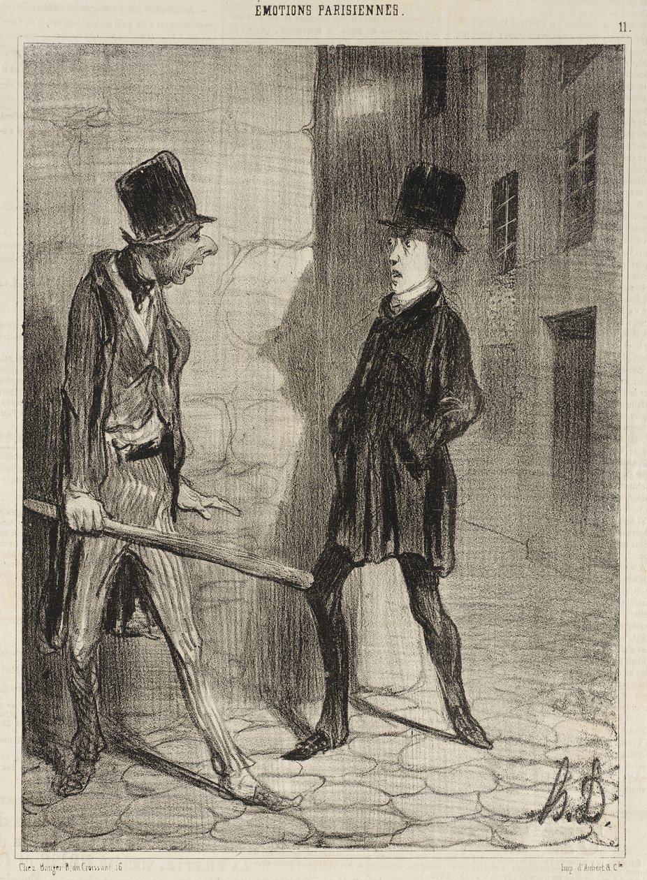 Kolik je hodin, prosím? od Honoré Daumier