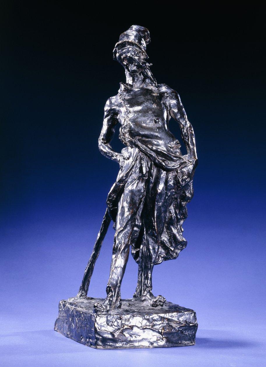 Ratapoil, kolem roku 1850 a kolem roku 1960 (bronz s tmavě hnědou patinou) od Honoré Daumier
