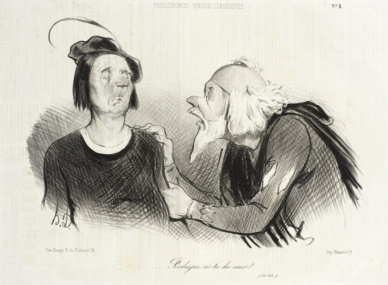 Rodrigue, máš odvahu? (Le Cid) od Honoré Daumier