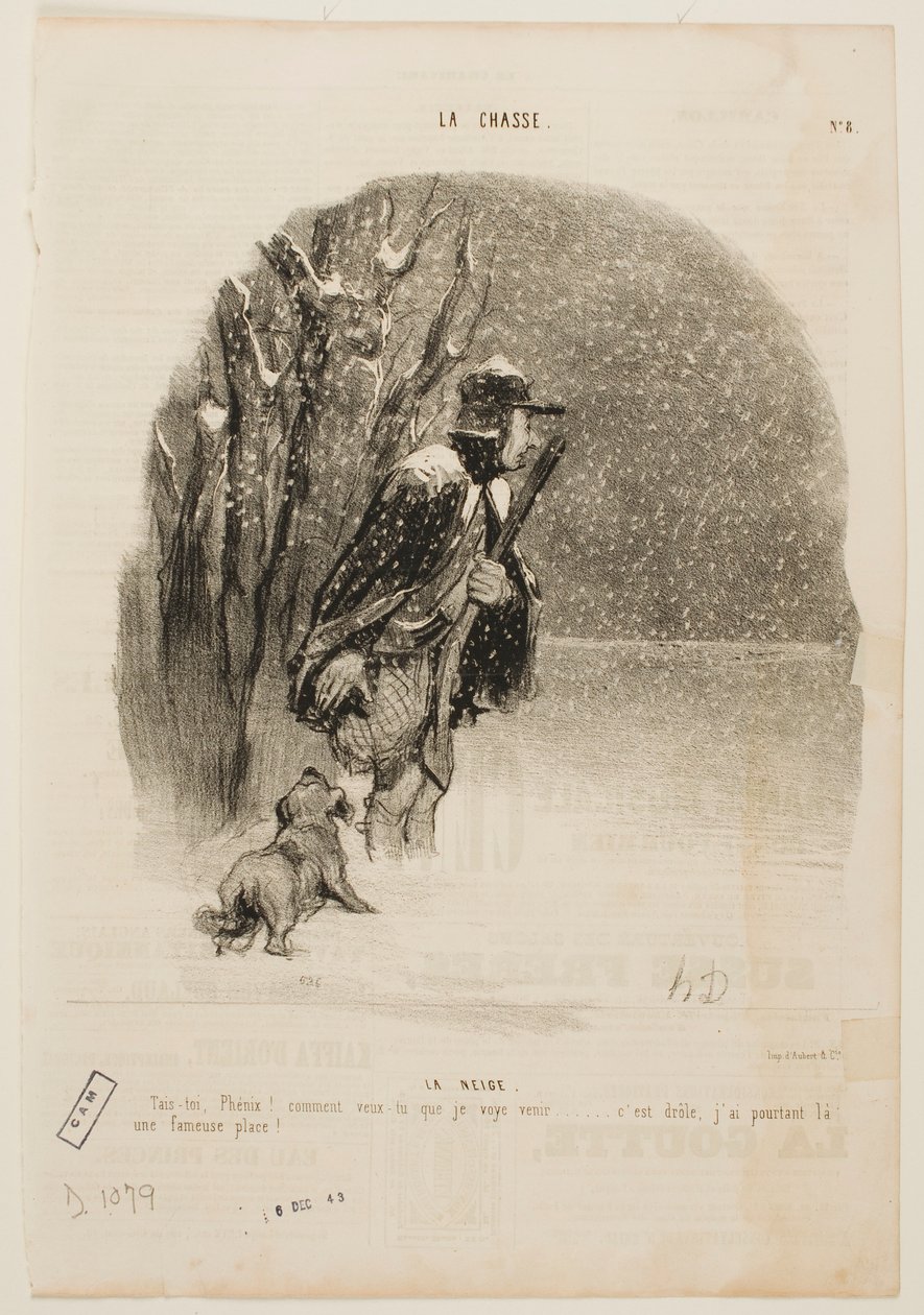 Sníh od Honoré Daumier