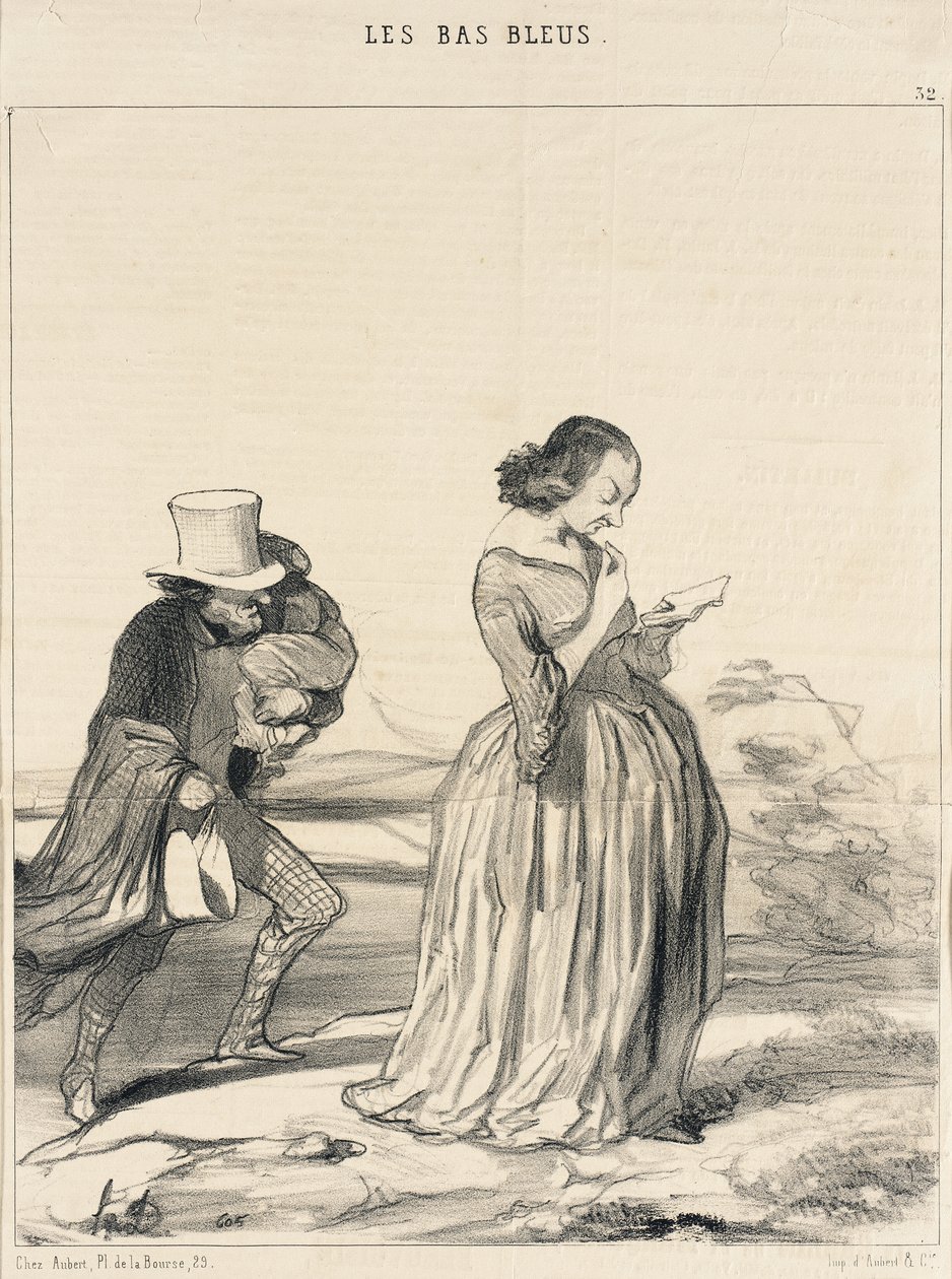 Sakra! ... Jak bych si přál ... aby moje žena už skončila ... od Honoré Daumier