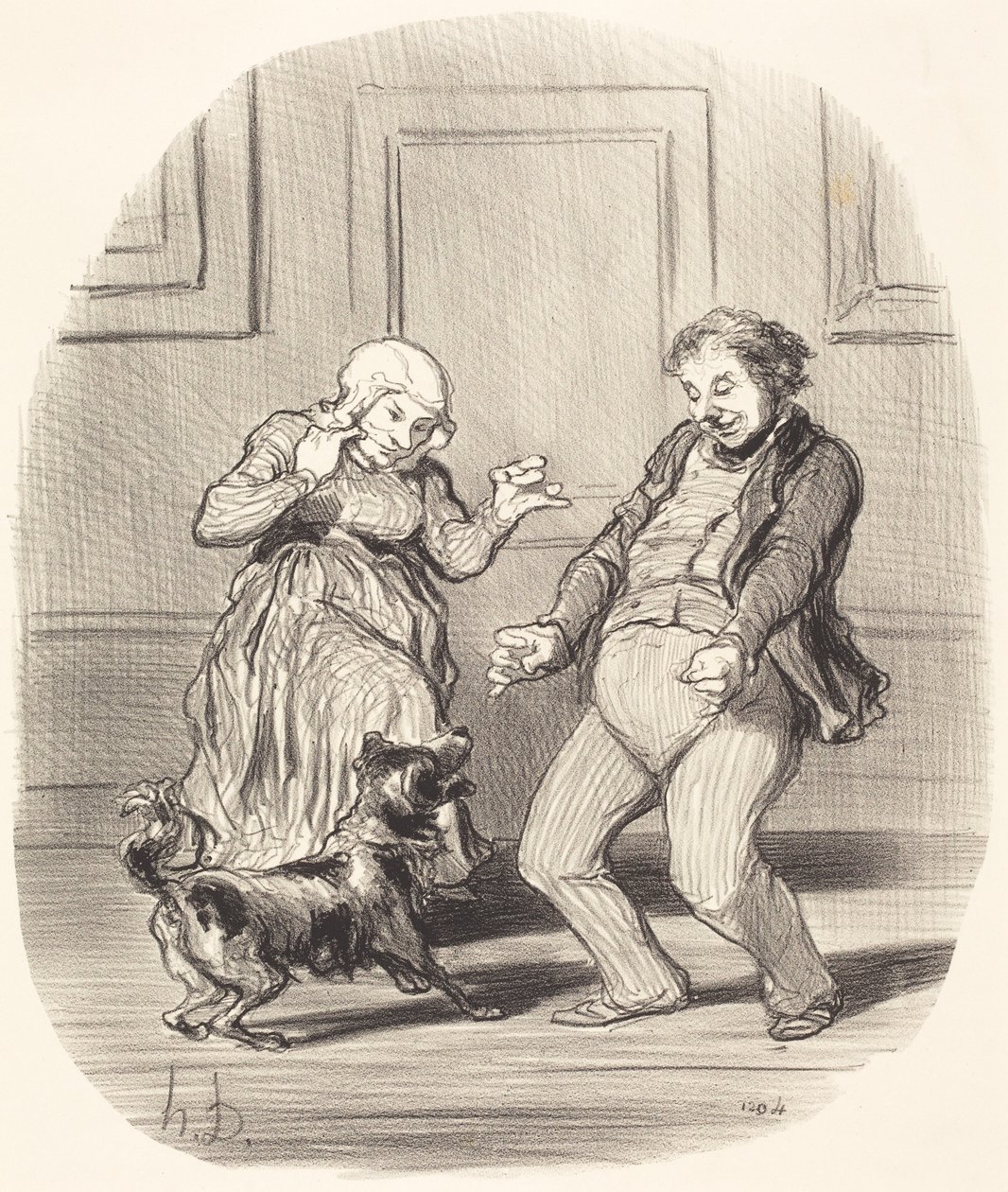 Radujíce se... z konce psích dnů od Honoré Daumier
