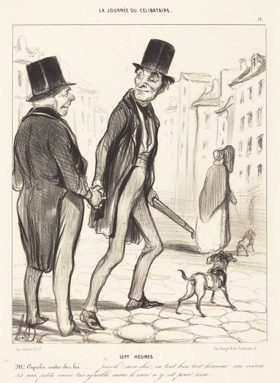 Sedm hodin od Honoré Daumier