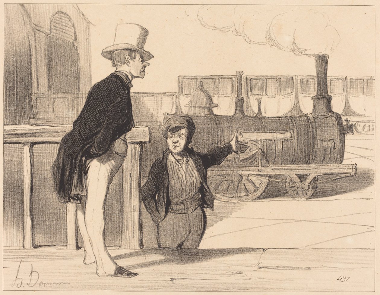 Je můj počítač v pořádku Myslím, že ano... od Honoré Daumier
