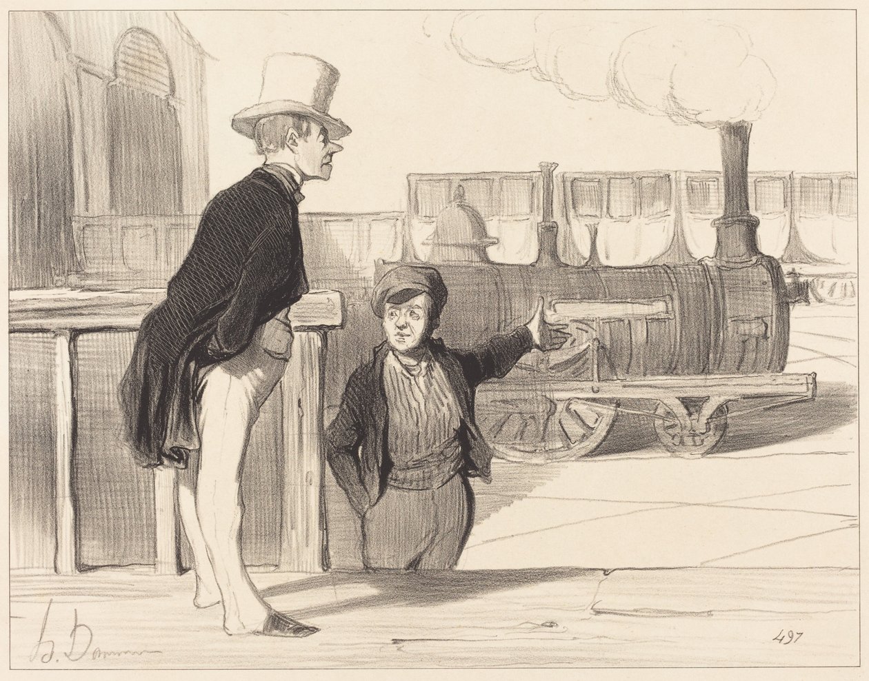 Je můj stroj dobrý? Myslím, že ano... od Honoré Daumier