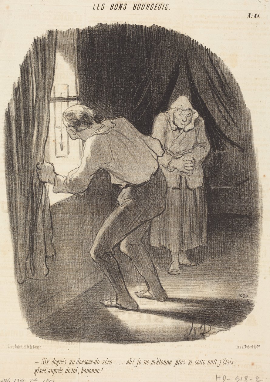 Šest stupňů pod nulou... od Honoré Daumier