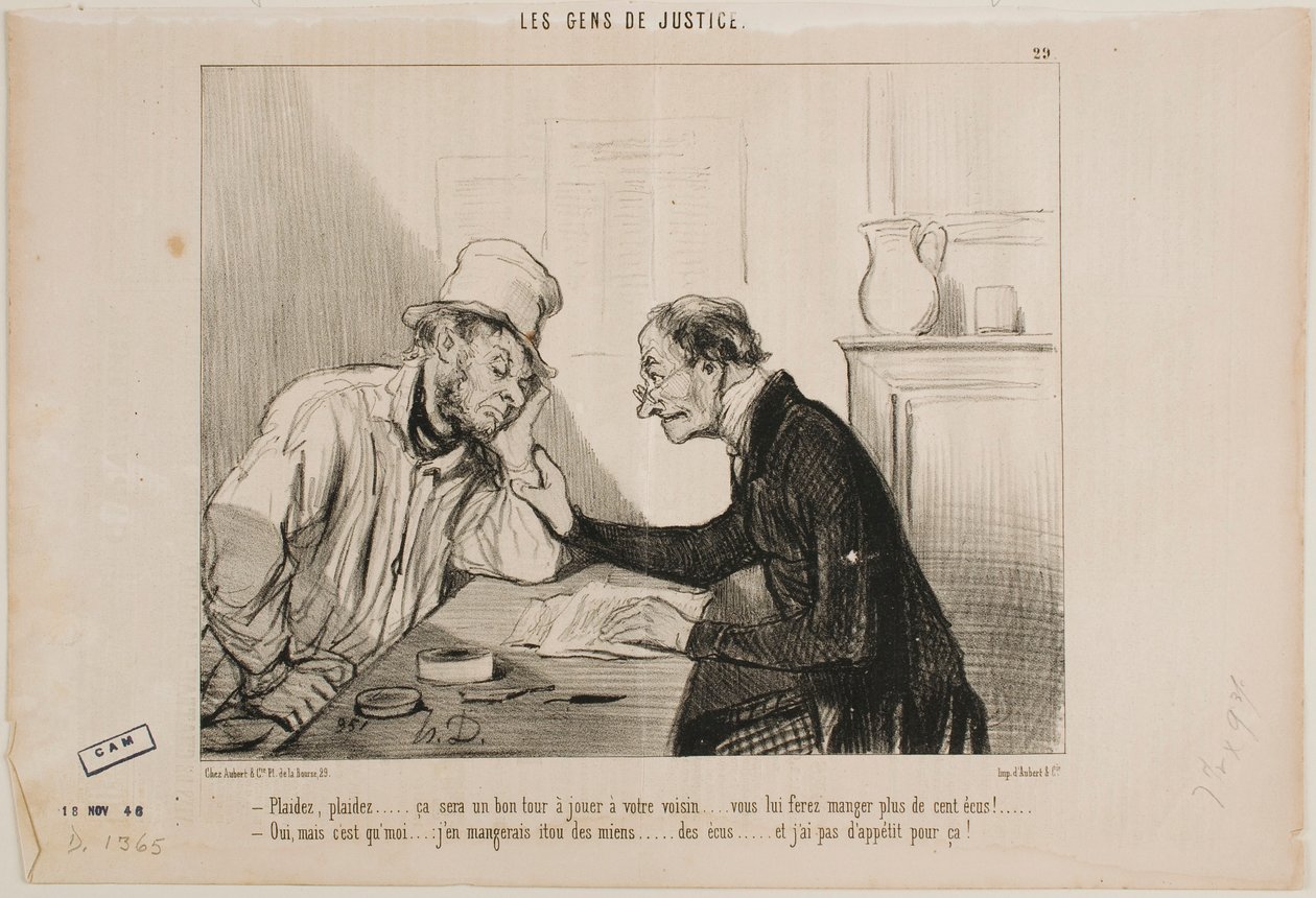 Zažalujte ho... zažalujte ho... od Honoré Daumier
