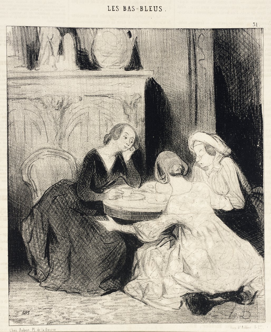 Dobře sledujte moje uvažování, Eudoxie... od Honoré Daumier