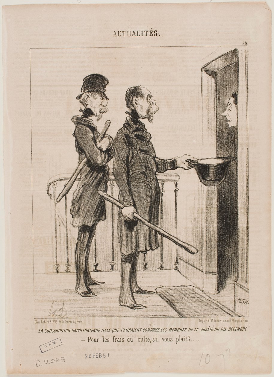 Napoleonské předplatné od Honoré Daumier