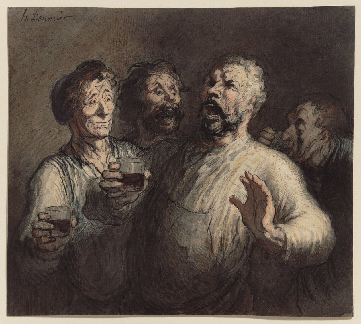 Pijáci od Honoré Daumier