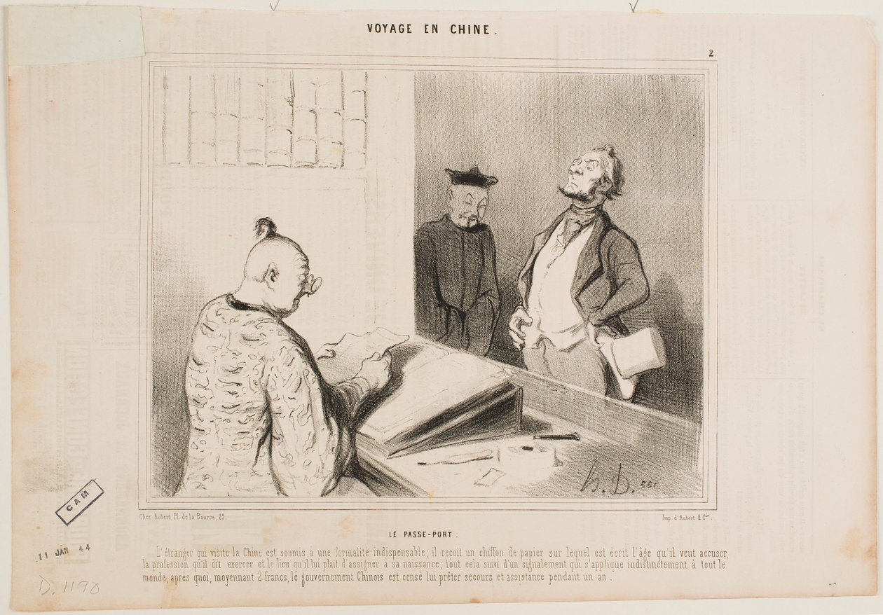 Pas od Honoré Daumier