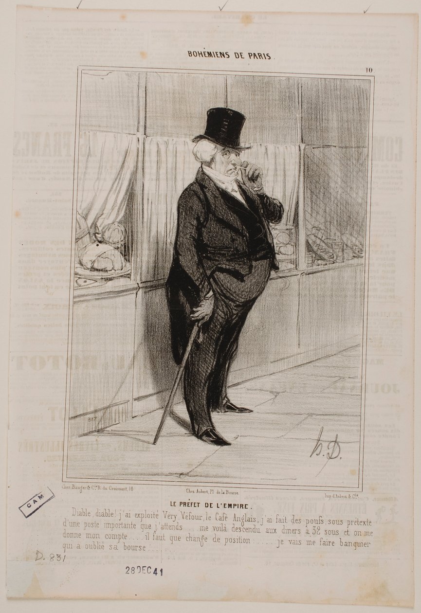 Prefekt říše od Honoré Daumier