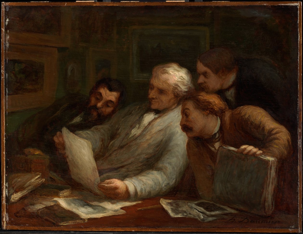 Sběratelé grafik od Honoré Daumier