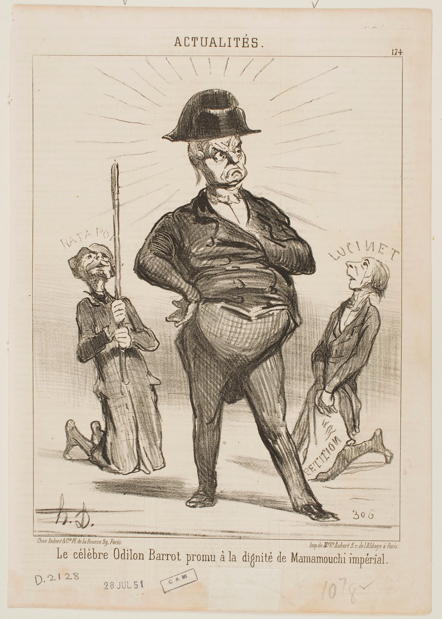 Slavný Odilon Barrot od Honoré Daumier