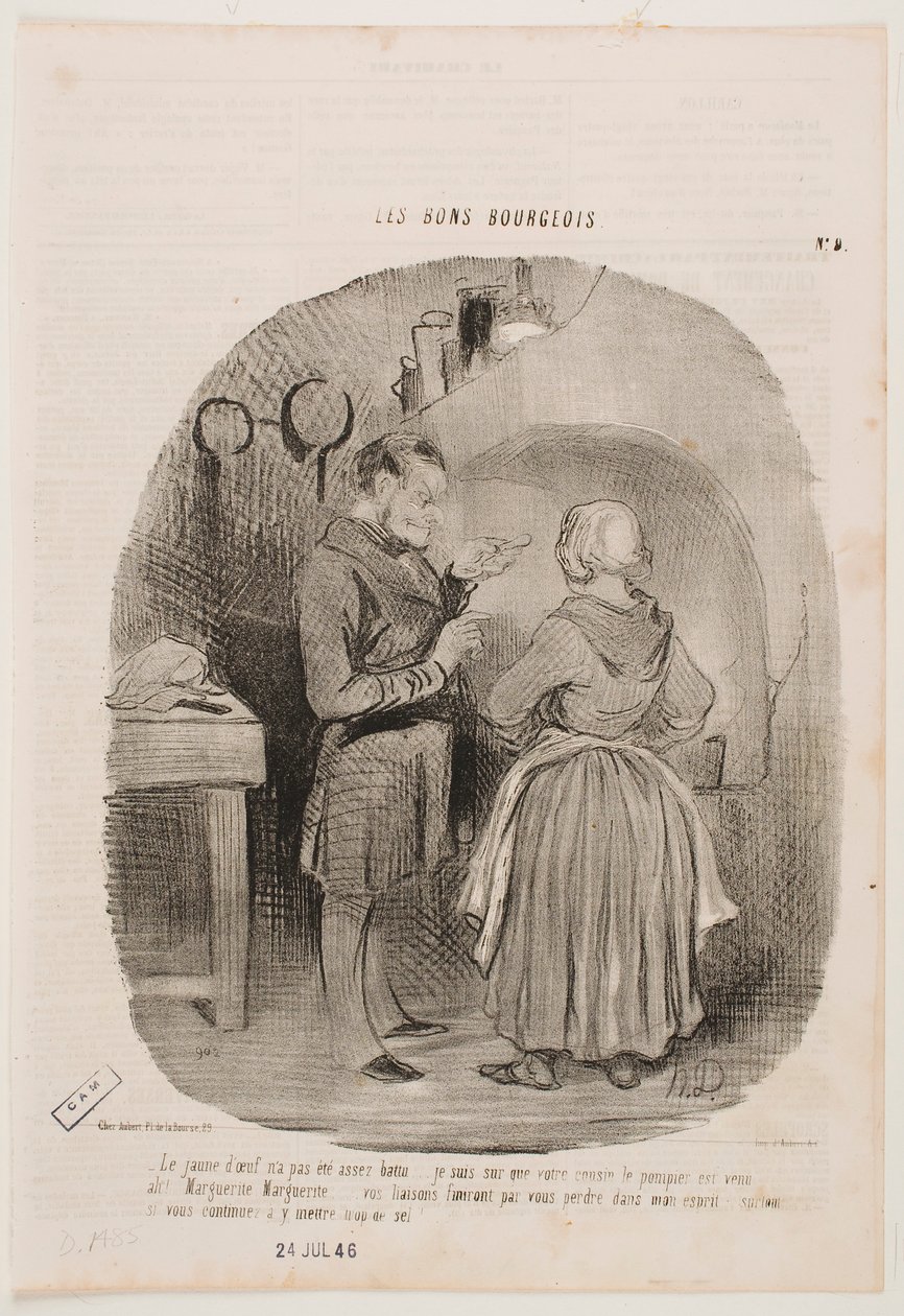 Vaječný žloutek není dostatečně ušlehaný. od Honoré Daumier