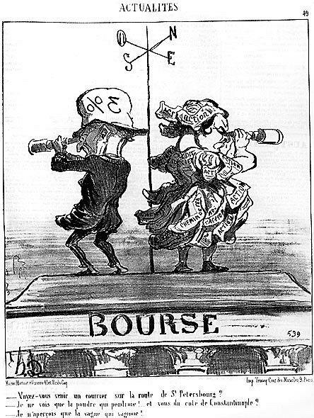 Stipendium od Daumiera - v „“ Charivari““ z 27.08.1853 od Honoré Daumier