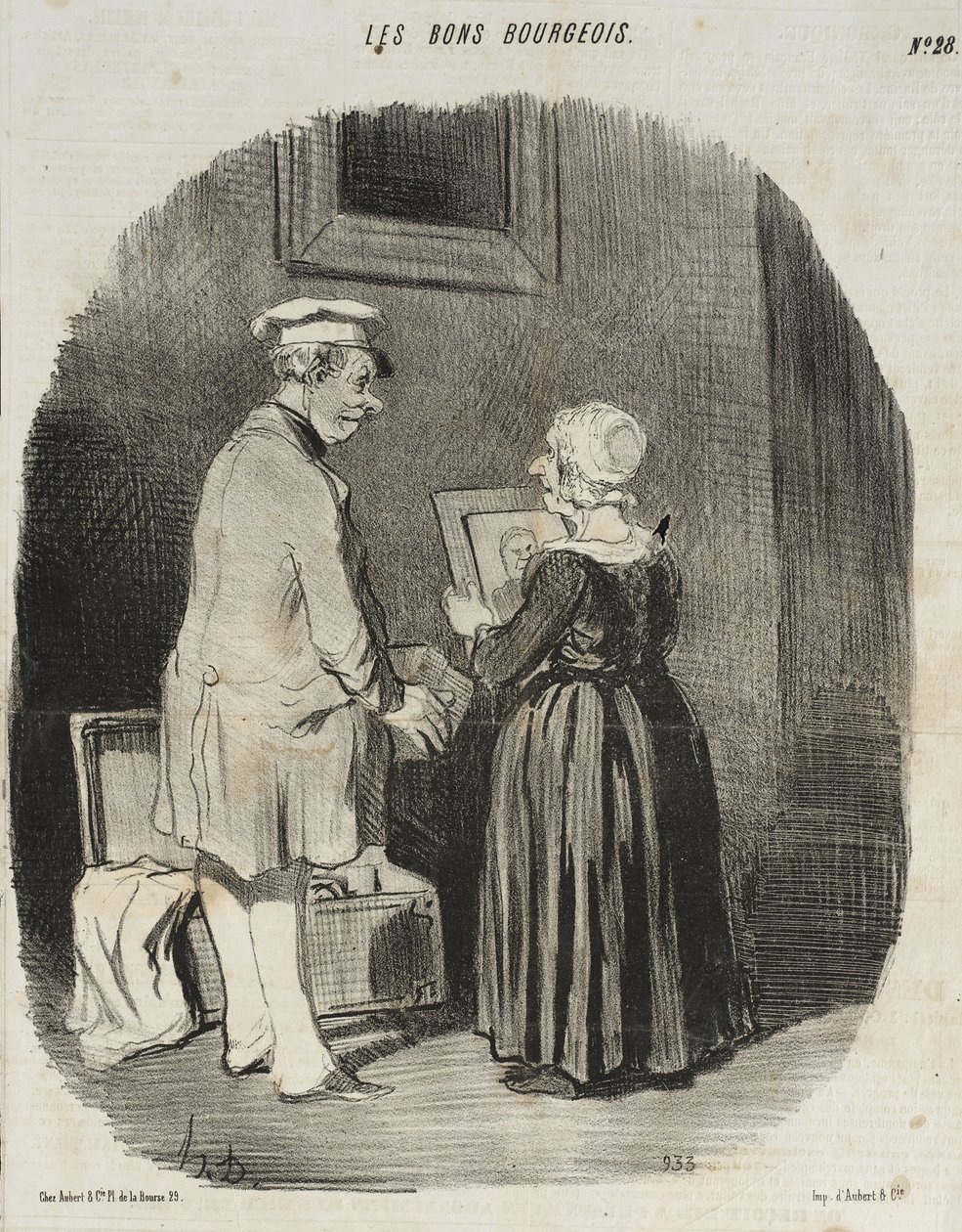 Podívej, ženo, tady je můj portrét od daguerrotypisty... od Honoré Daumier