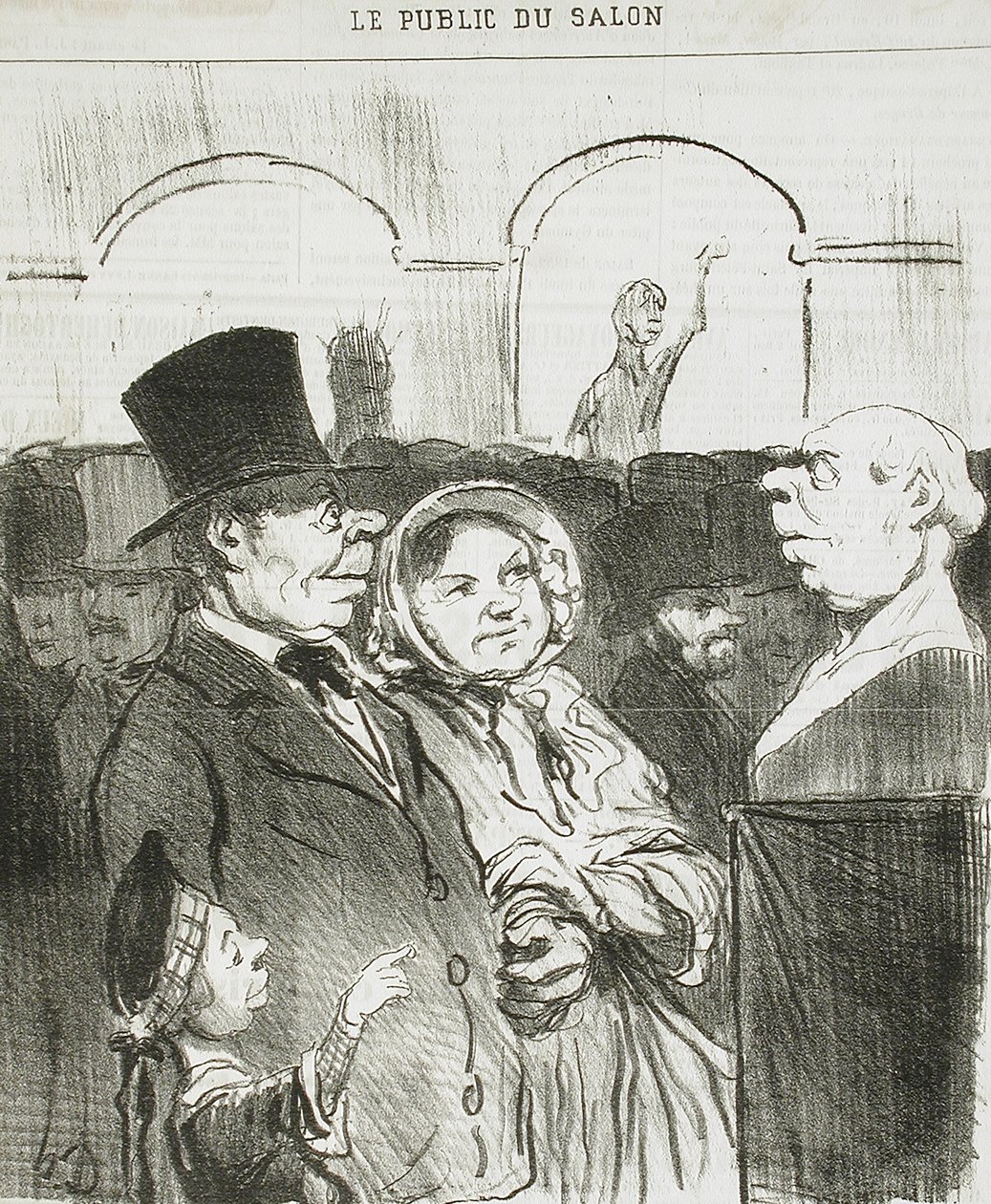 Podívej, tati, tady jsi!... od Honoré Daumier